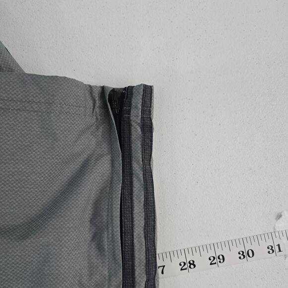 Adidas Men's Small Gray Athletic Track Pants Zip Hem‎ Stripes S86814 5977 - Picture 4 of 13